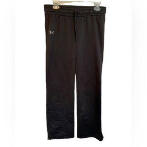 Under Armour Track Jogging  Pants Black Ladies Med